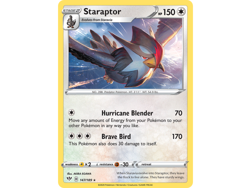 Staraptor (Reverse Holo)