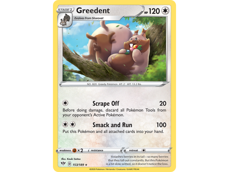 Greedent (Reverse Holo)