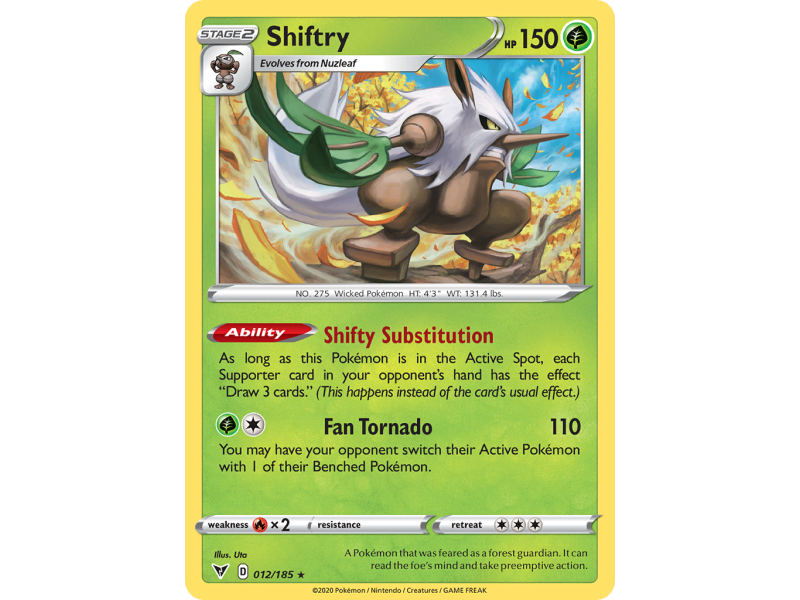 Shiftry (Reverse Holo)