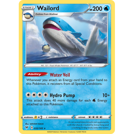 Wailord (Reverse Holo)