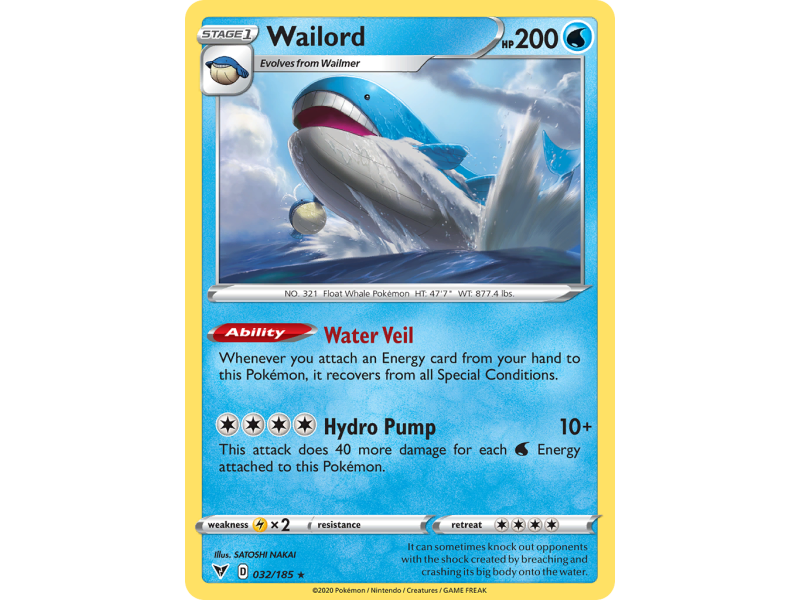 Wailord (Reverse Holo)