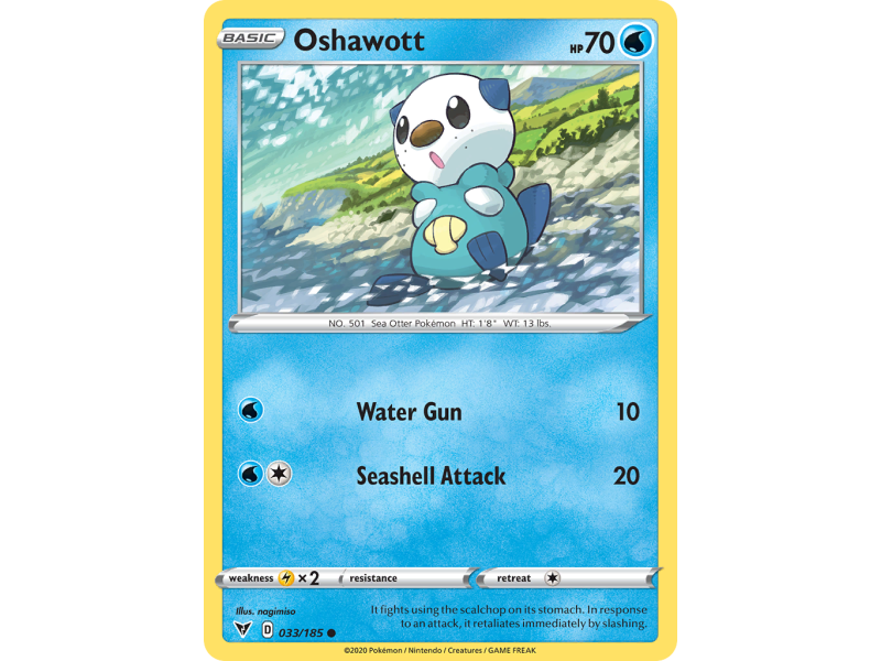 Oshawott (Reverse Holo)