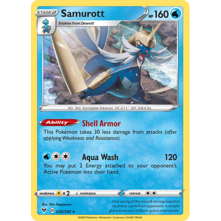 Samurott (Reverse Holo)