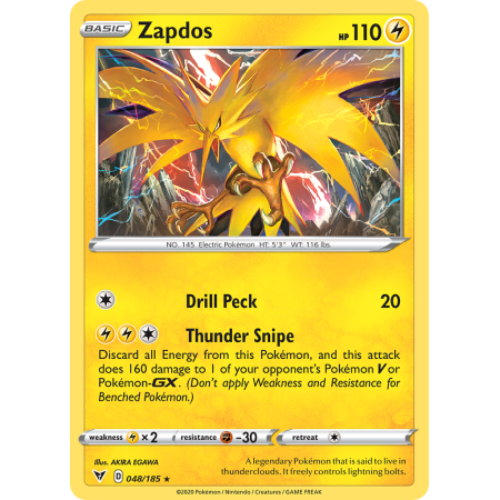 Zapdos (Reverse Holo)