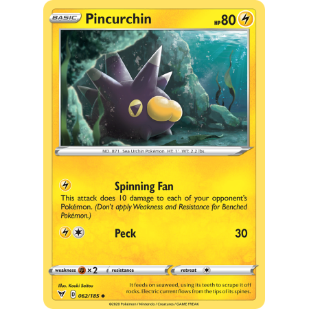 Pincurchin (Reverse Holo)