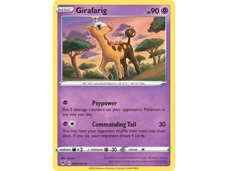 Girafarig (Reverse Holo)