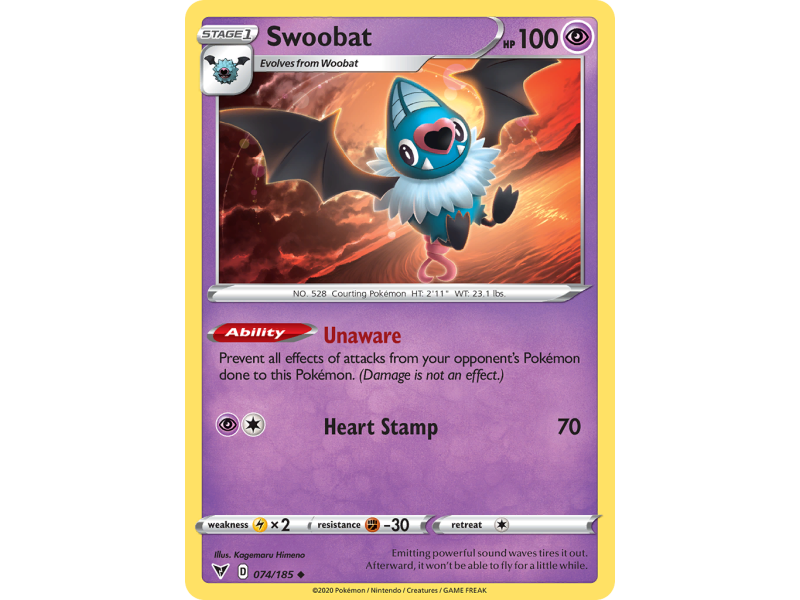 Swoobat (Reverse Holo)