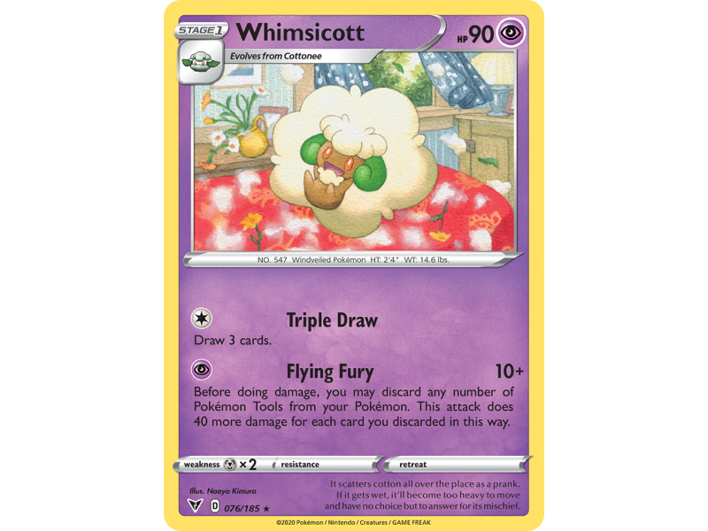Whimsicott (Reverse Holo)