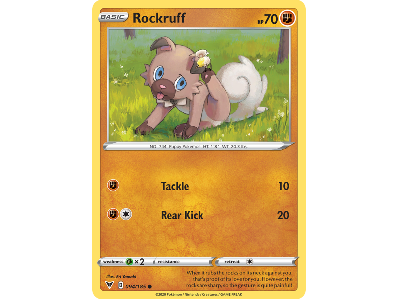 Rockruff (Reverse Holo)