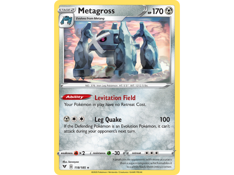 Metagross (Reverse Holo)