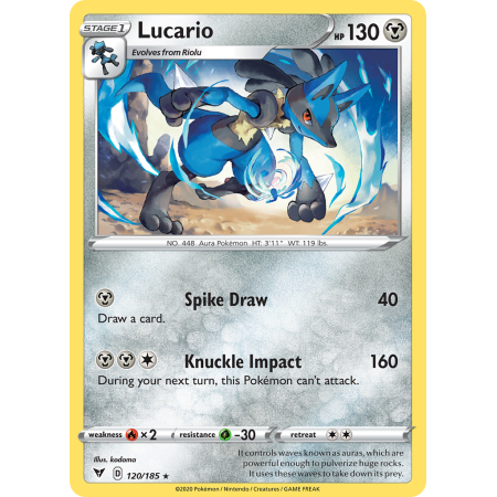 Lucario (Reverse Holo)