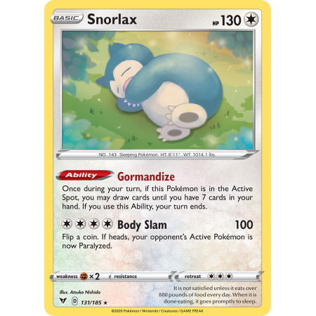 Snorlax (Reverse Holo)