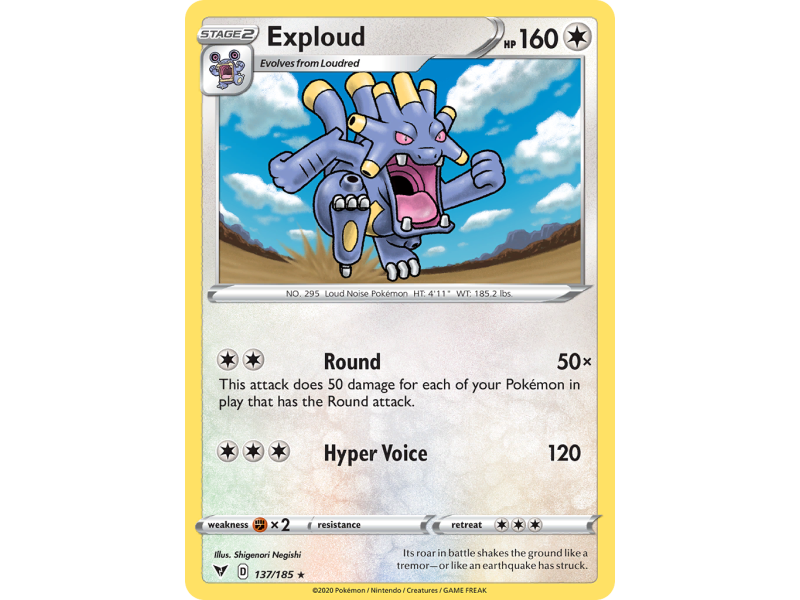 Exploud (Reverse Holo)