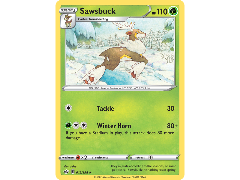Sawsbuck (Reverse Holo)