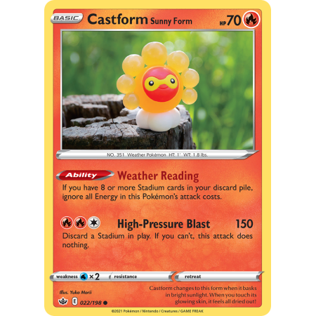 Castform Sunny Form