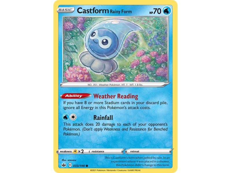 Castform Rainy Form