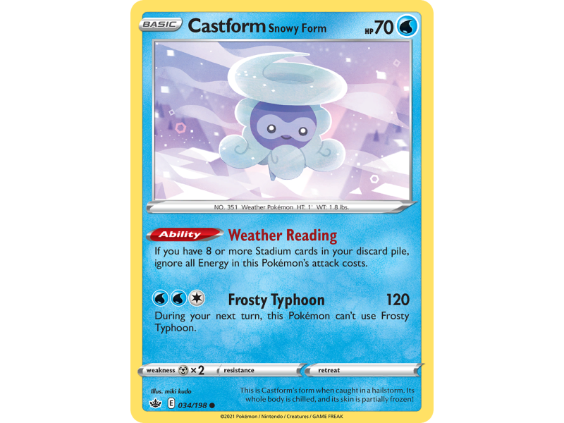 Castform Snowy Form