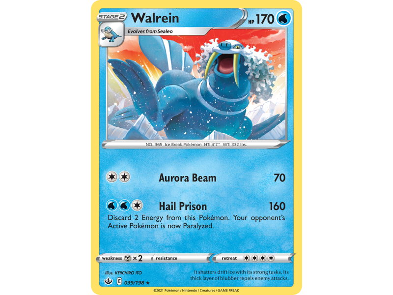 Walrein (Reverse Holo)