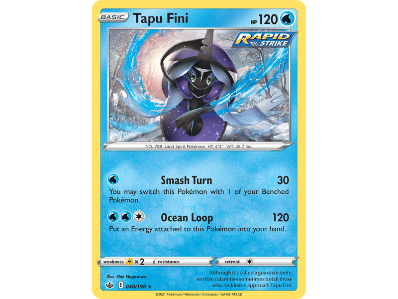Tapu Fini (Reverse Holo)