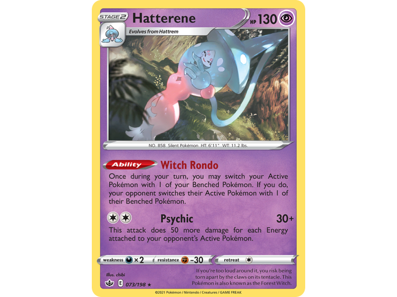 Hatterene (Reverse Holo)