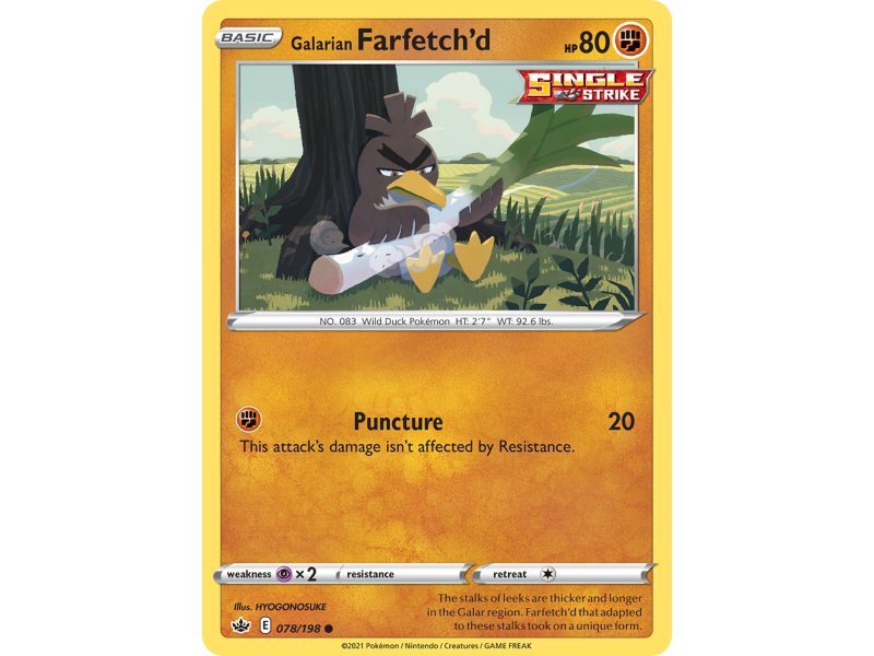 Galarian Farfetch'd (Reverse Holo)