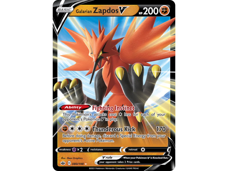 Galarian Zapdos V