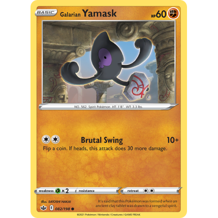 Galarian Yamask (Reverse Holo)