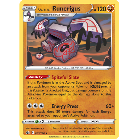 Galarian Runerigus (Reverse Holo)