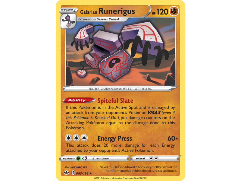 Galarian Runerigus (Reverse Holo)