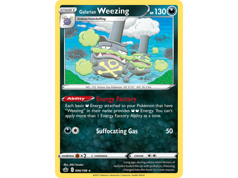 Galarian Weezing (Reverse Holo)