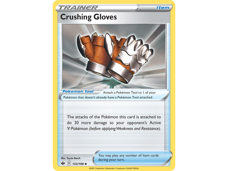 Crushing Gloves (Reverse Holo)