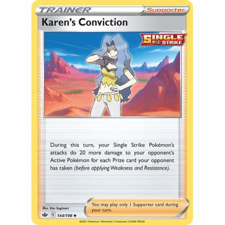 Karen's Conviction (Reverse Holo)