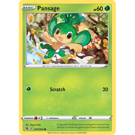 Pansage (Reverse Holo)