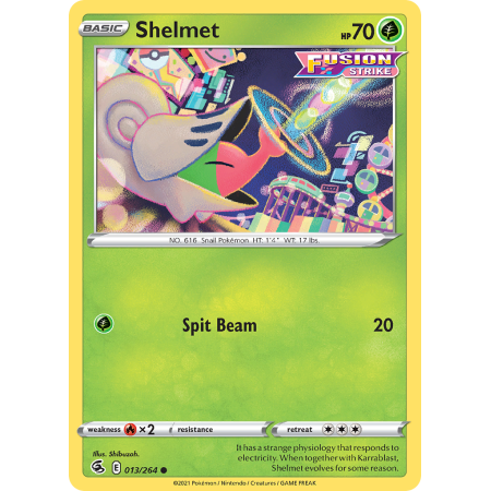 Shelmet (Reverse Holo)
