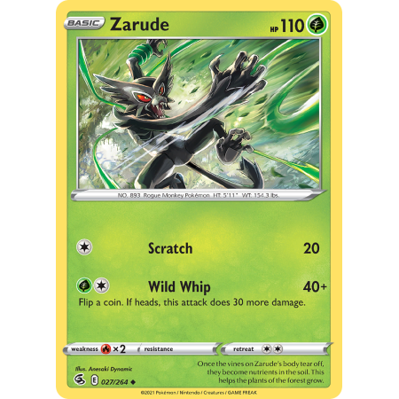 Zarude (Reverse Holo)