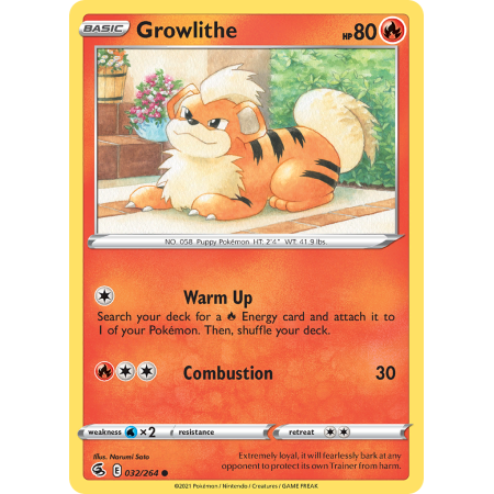 Growlithe (Reverse Holo)