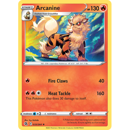 Arcanine (Reverse Holo)