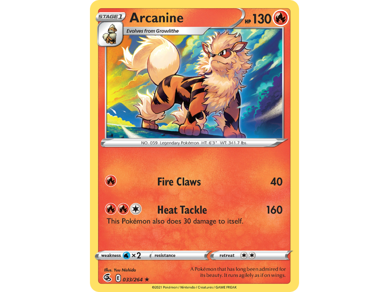 Arcanine (Reverse Holo)