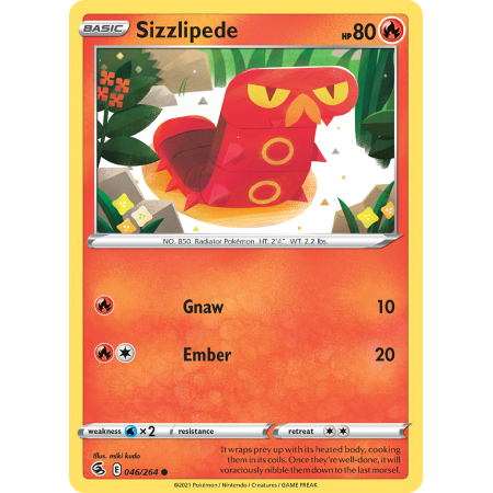Sizzlipede (Reverse Holo)