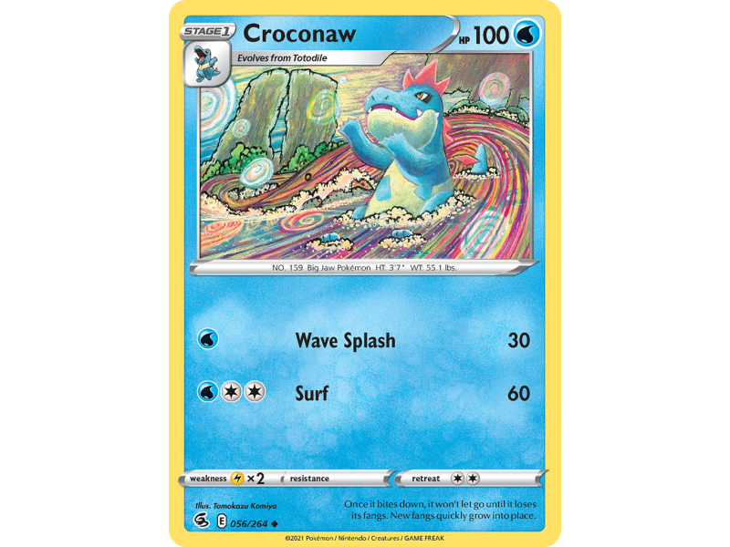 Croconaw (Reverse Holo)
