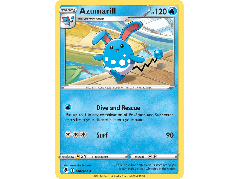 Azumarill (Reverse Holo)