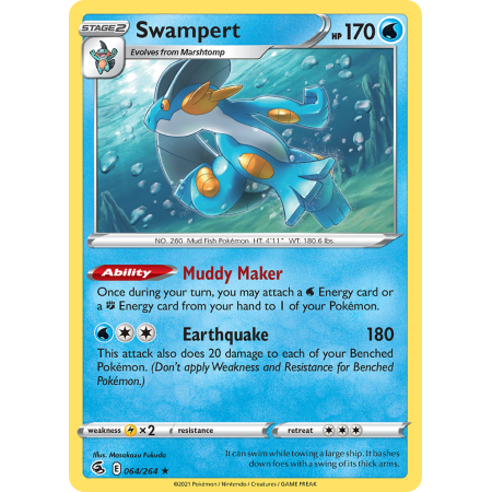 Swampert (Reverse Holo)