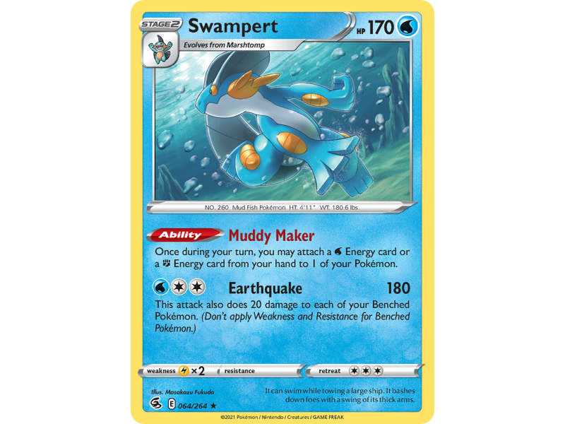 Swampert (Reverse Holo)