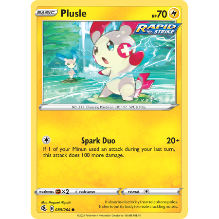 Plusle (Reverse Holo)