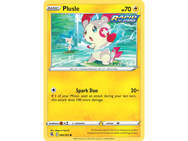 Plusle (Reverse Holo)