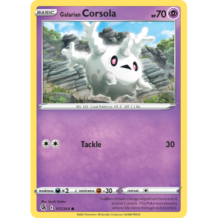Galarian Corsola (Reverse Holo)
