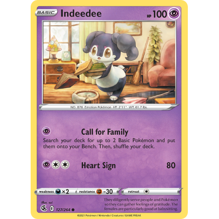 Indeedee (Reverse Holo)