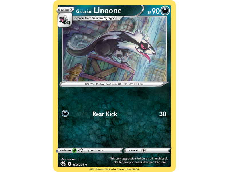 Galarian Linoone (Reverse Holo)