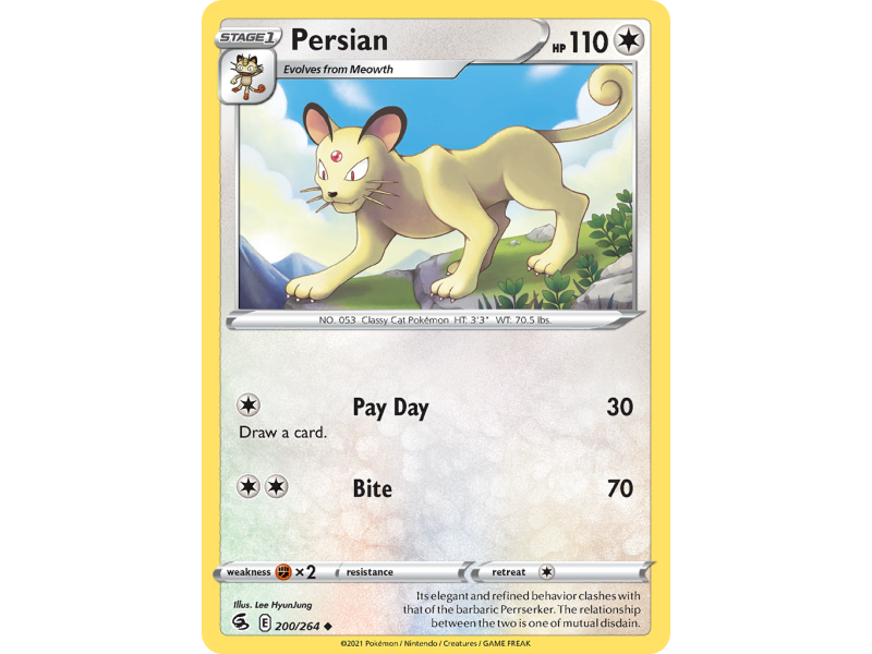 Persian (Reverse Holo)