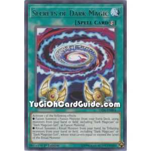 Secrets of Dark Magic (Rare) – Legendary Duelists: Magical Hero | Carta YUGIOH en México